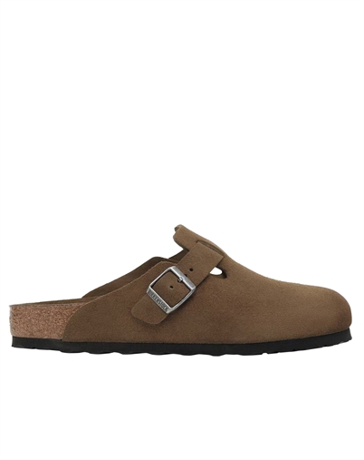 Birkenstock - Boston Suede Leather Sandal - Dark Tea Tonal
